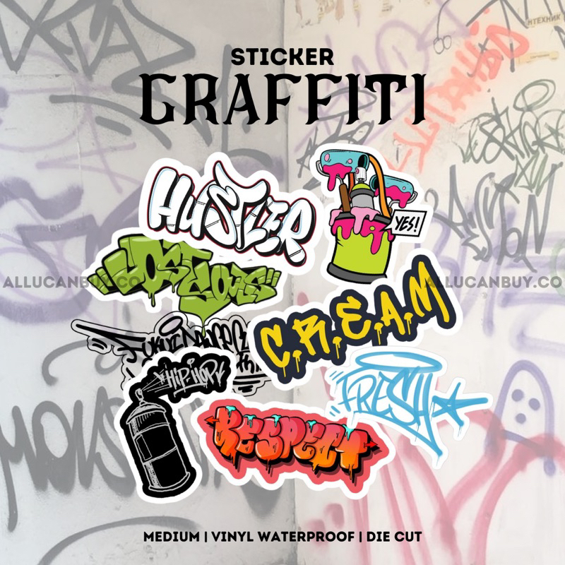 

ALLUCANBUY - STICKER GRAFFITI AESTHETIC