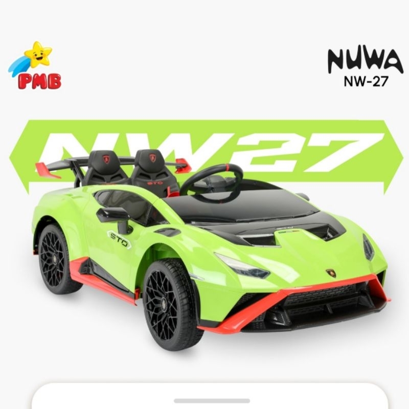 Mainan Mobil Aki Anak Lamborghini PMB Nuwa NW27 (Lamborghini Official License l