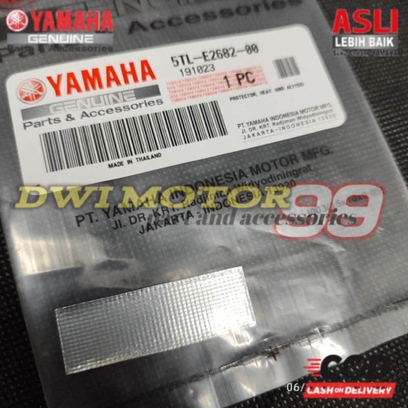 KARET PREDAM DAMPER COVER TUTUP MESIN MIO SPORTY SMILE NOUVO SOUL FINO ORIGINAL 5TL-E2682-00