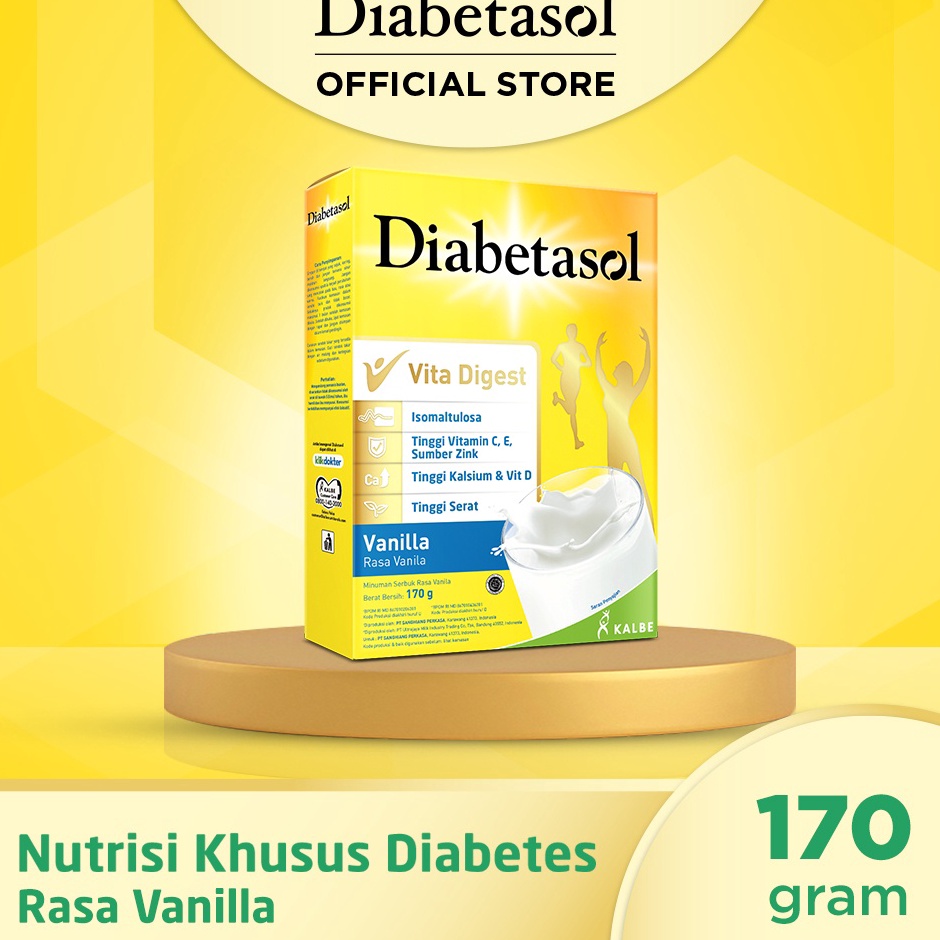 

Terlaris Diabetasol Vanilla 170g Sale