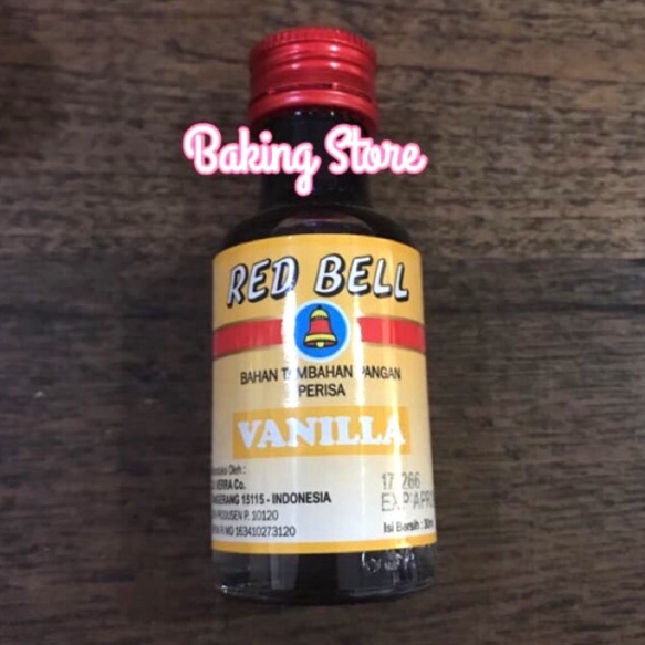 

[KODE PRODUK KWGSL9296] Red Bell Vanilla Essence 30ml
