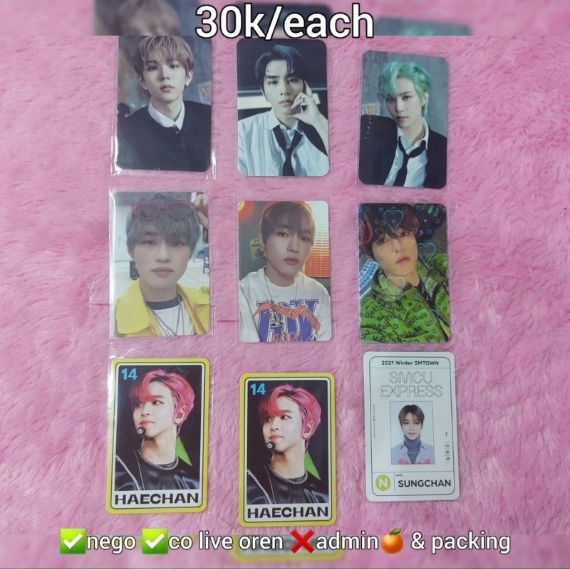 pc md nct poca merch necklace universe shotaro xiaojun yangyang mixtape beatbox / glimo chenle tc ha
