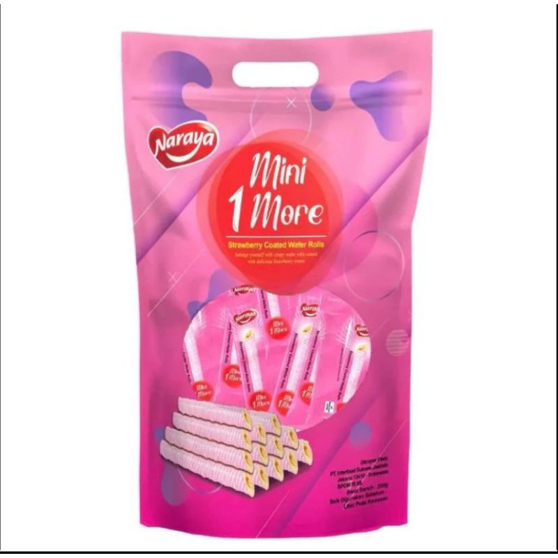 

New!!! Naraya Mini 1 More Strawberry 240g (isi 40pcs)