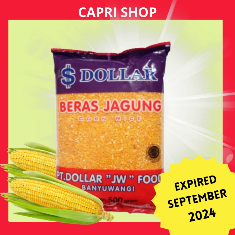 

[☾P29>] Beras Jagung DOLLAR 1 KILO ( isi 2 Bungkus) [82]