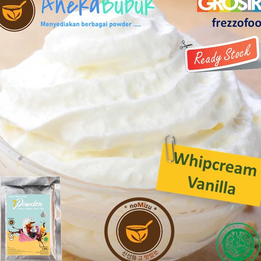 

✸Laris✤ Bubuk Whipped Cream Rasa Vanilla 1 kg / Whip Cream Bubuk Powder 1 Kg / Wippy Cream / Whippy Cream Z84