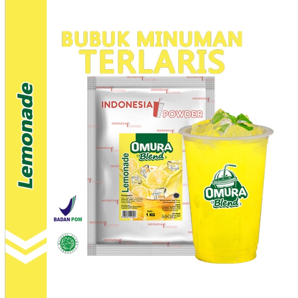 

D1sk0n Pr0m0 OMURA Blend Bubuk Minuman Premium Lemonade / Lemon Powder Drink 1 Kg Omura Powder [212]