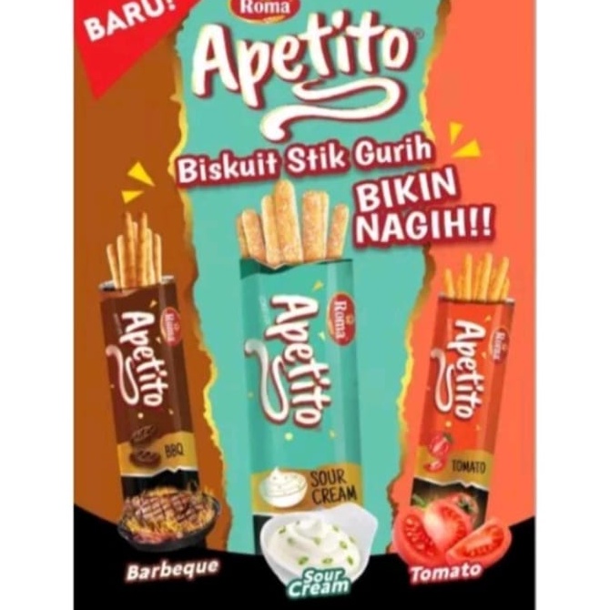 

Baru Apetito | Isi 12 @ 18.5 Gr | Mayora ↔✢❅