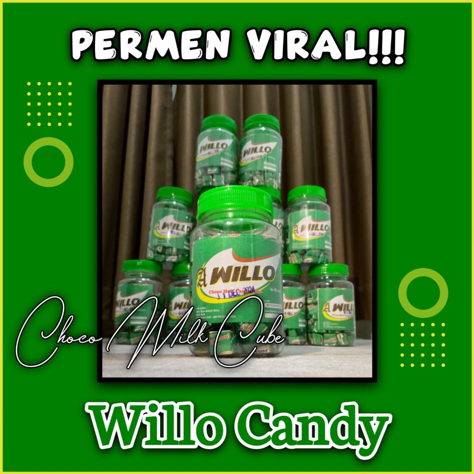 

[KODE LJZPD] WILLO CUBE PREMIUM | PERMEN HITS VIRAL WILLO ISI 60pcs | PERMEN ENAK MURAH | BISA COD