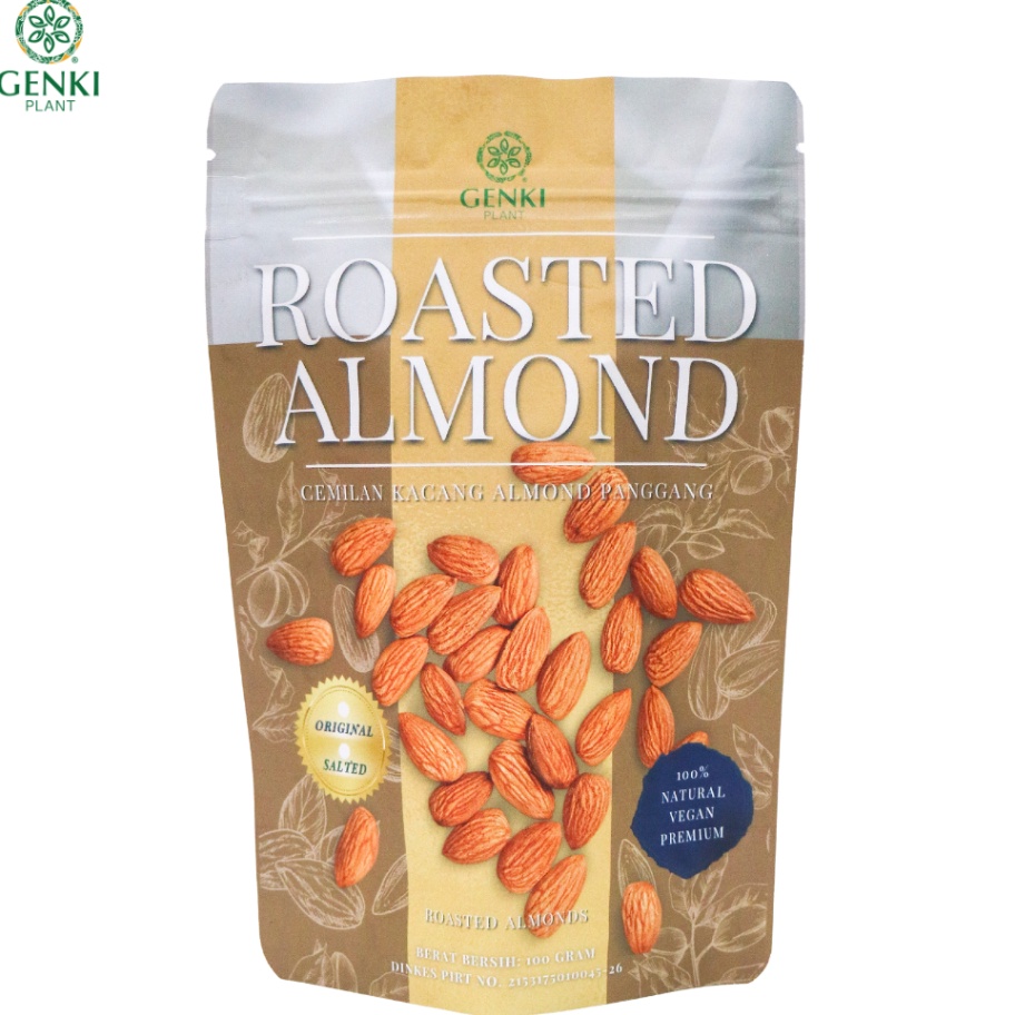 

Ready Roasted Almond / Kacang Almond Panggang - 100 g Laris