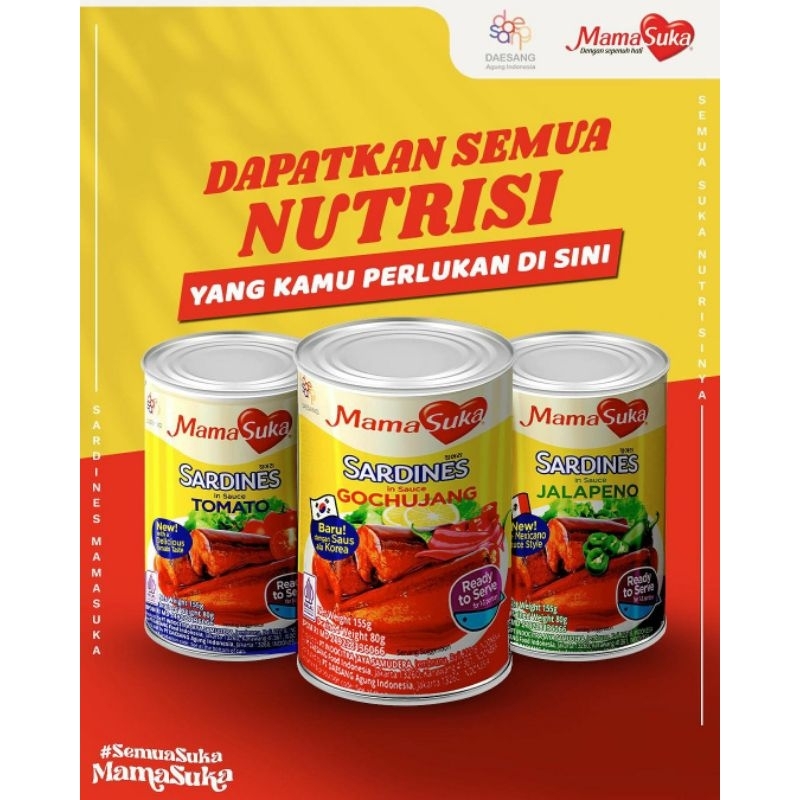 

Sarden Sardines Mamasuka 155gr