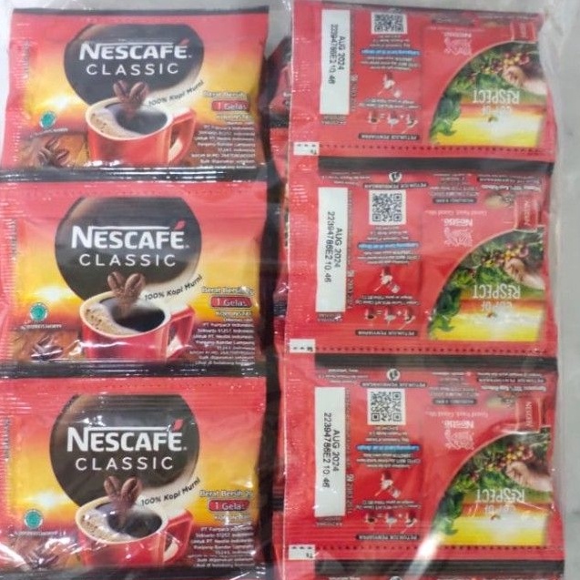 

Dijual Murah Nescafe Classic Sachet 2gr / 1 pack isi 60 sachet Laris