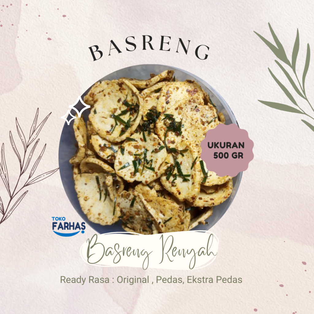 

Basreng Kemasan Toples Ukuran 500 gr