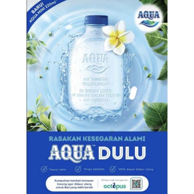 

[❉L60&] AQUA MINI 220ML KEMASAN BARU ( LIMITED EDITION ) Must Buy