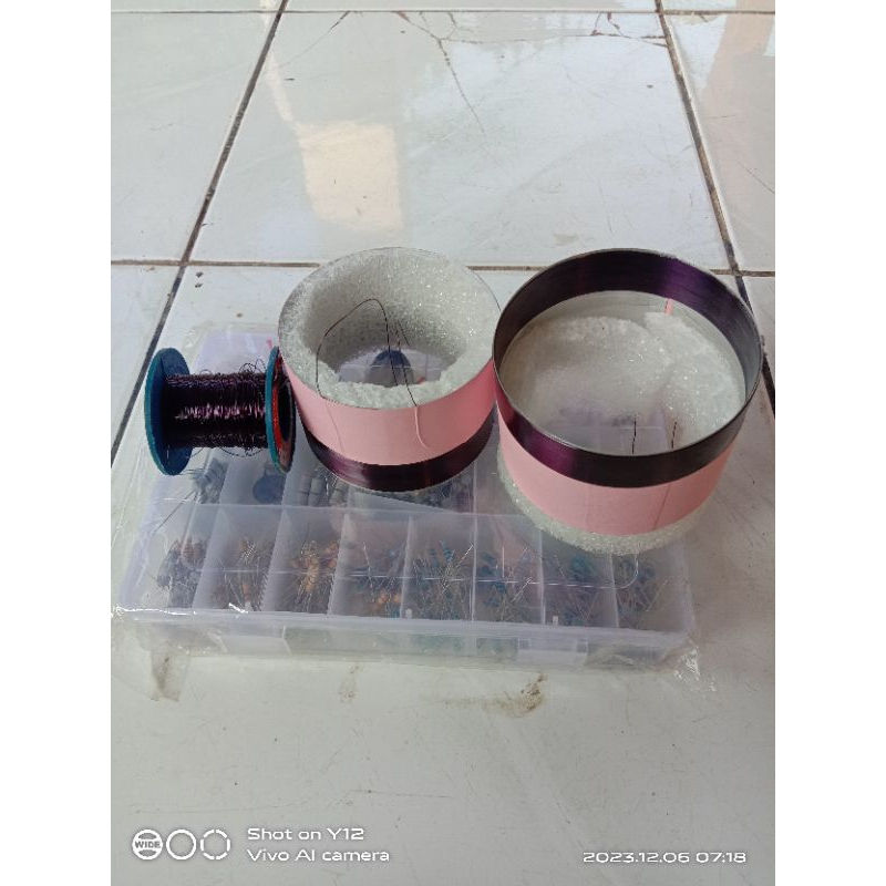 spool speaker 3inch 75,5mm kwt tembaga ORI philips jerman