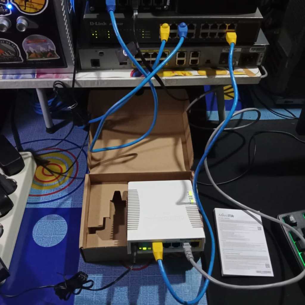 MIKROTIK RB951UI-2HND BEKAS NORMAL INCLUDE SETTING [SIAP KERJA]