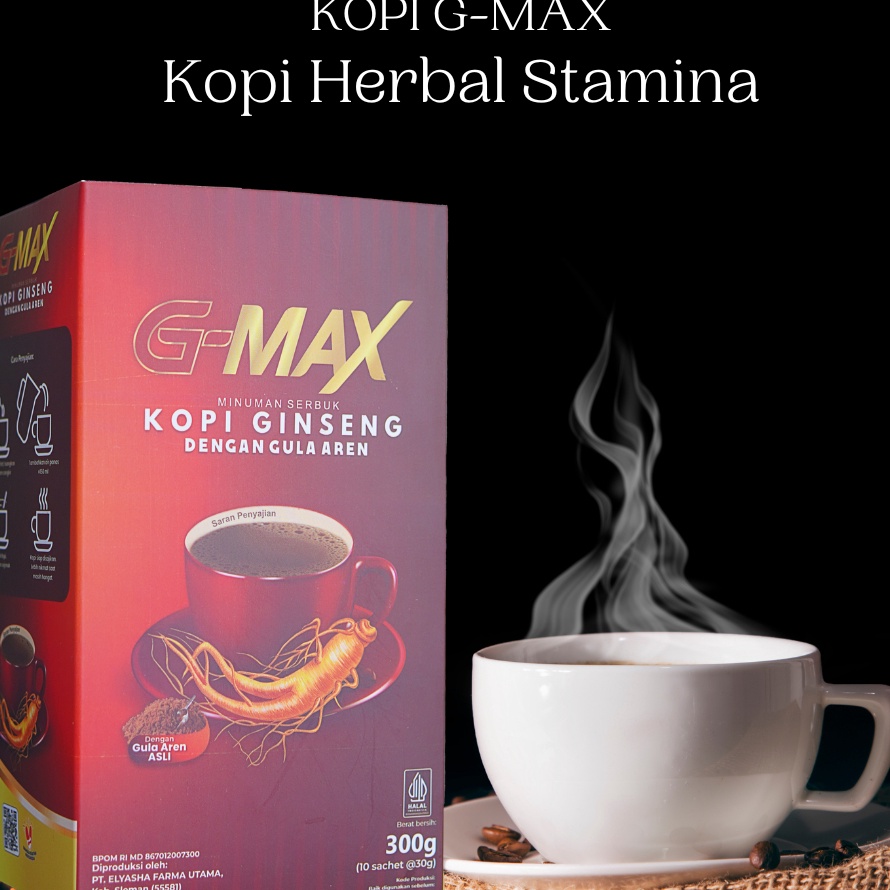 

Ready stock Kopi Vitalitas Pria Sejati Kopi Gmax Ori 100% Membantu Memelihara Stamina Pria Super Sale