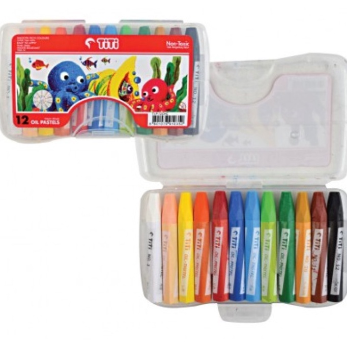 

[KODE PRODUK BJHBP4237] TITI / JOYKO OIL PASTEL KRAYON MINYAK TI-P-12CHC 12 WARNA / COLORS CRAYON ANAK SET TERMURAHPACT