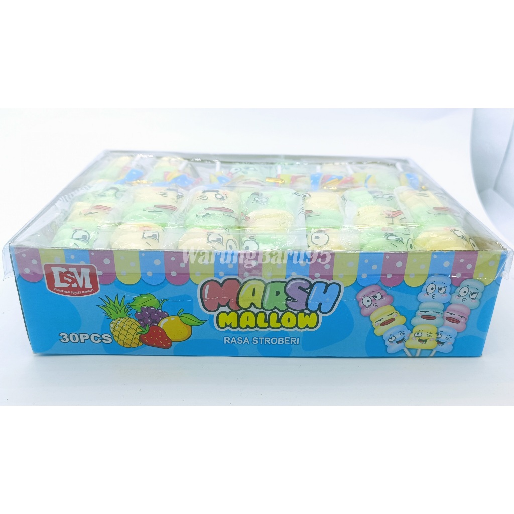 

DsM Mashmallow Sate Pelangi Box isi 30