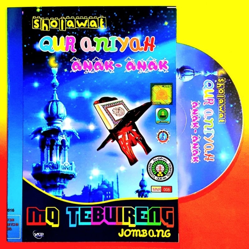 KASET ORIGINAL VCD SHOLAWAT QURANIYAH ANAK ANAK-KASET VCD SHOLAWAT ANAK-KASET DVD LAGU SHOLAWAT ANAK