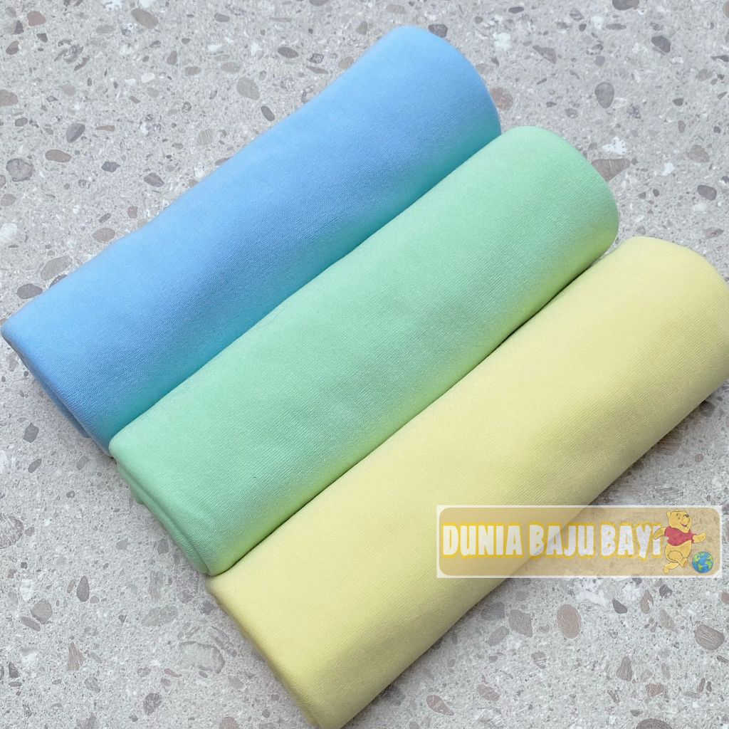 3pcs pernel bayi/ bedong bayi warna Lembut DUNIA BAJU BAYI