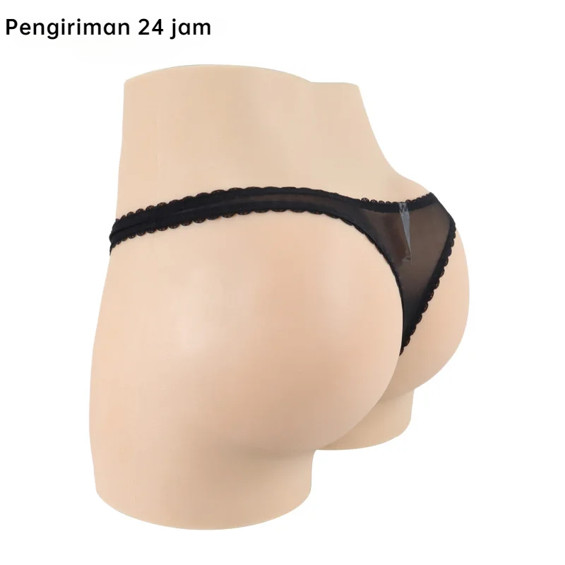 Celana Boxer Pengangkat Bokong Pakaian Dalam Silikon Simulasi Permainan Peran