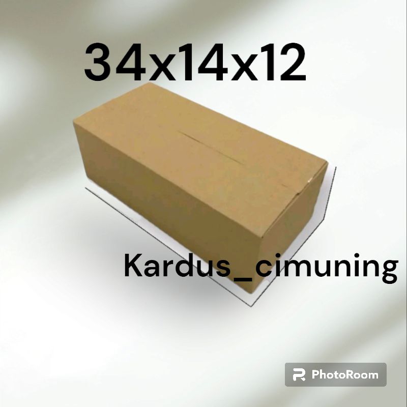 

kardus box packing 34x14x12