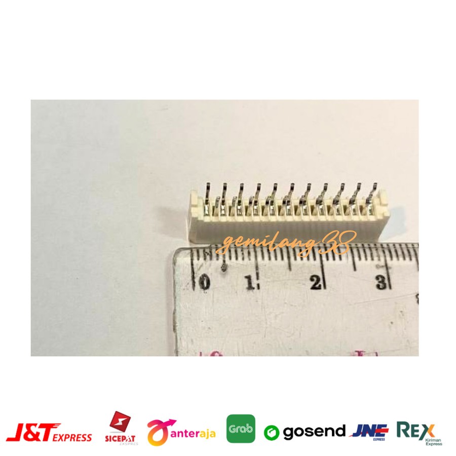 Soket Konektor 21 pin KSR 1.25 mm Socket Kabel Flexible FFC FPC 21 pin