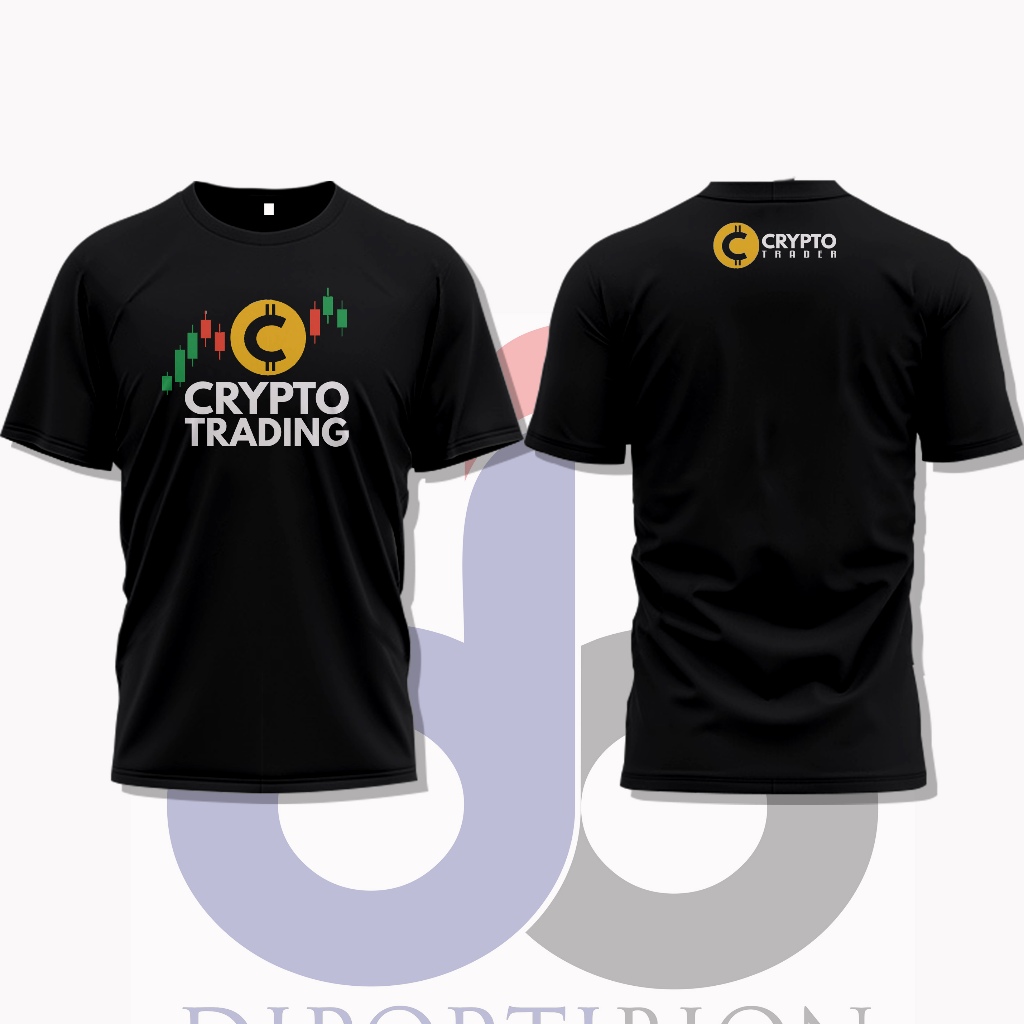 Kaos Lengan Pendek Trader Crypto / Crypto Trader Short T Shirt