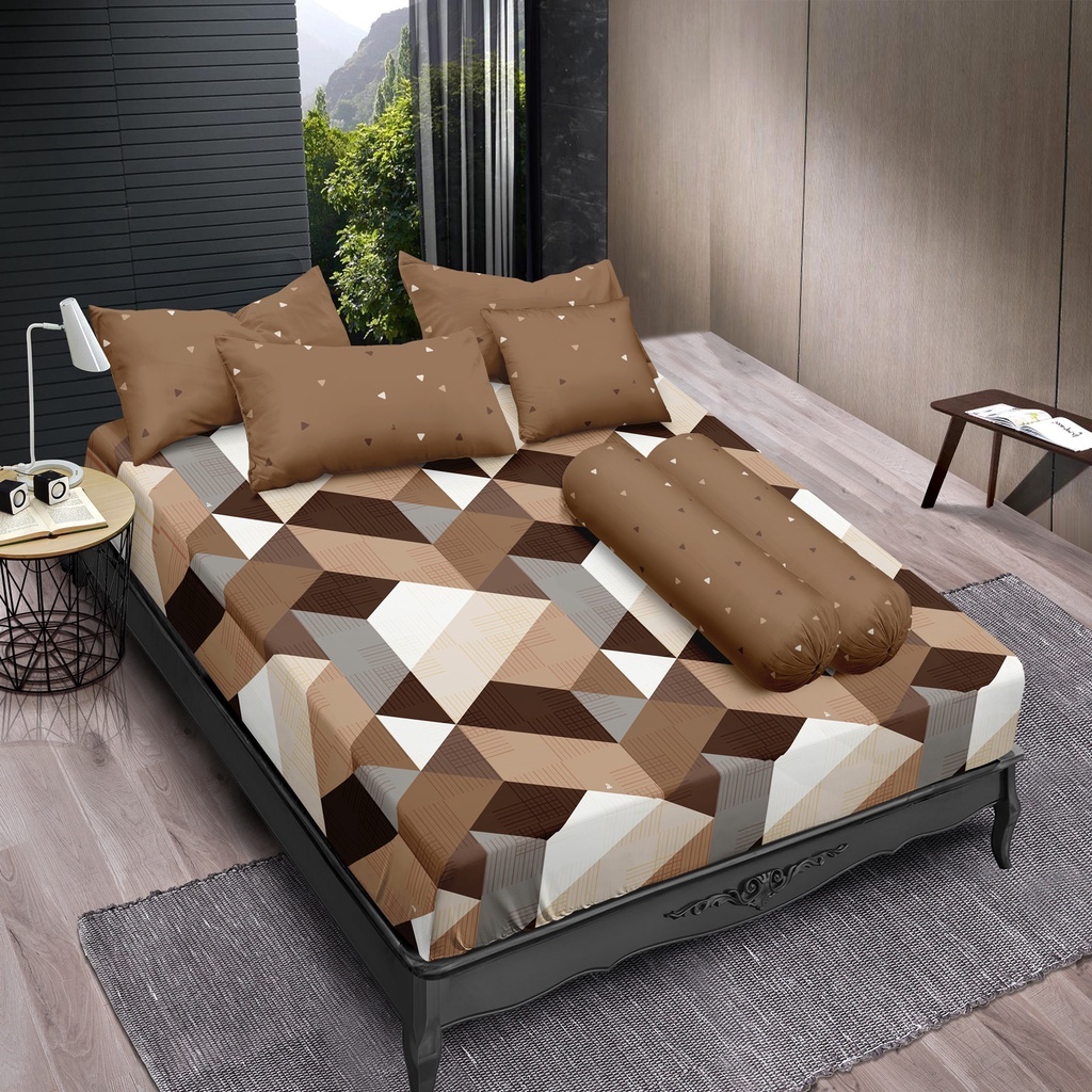 SPREI VALLERY KING MOTIF 180X200 TINGGI 30CM VALLERY QUINCY/INTERNAL