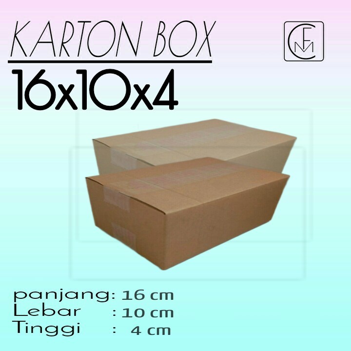 

Karton Box Ukuran 16x10x4 kardus packing/kardus murah/kardus mini