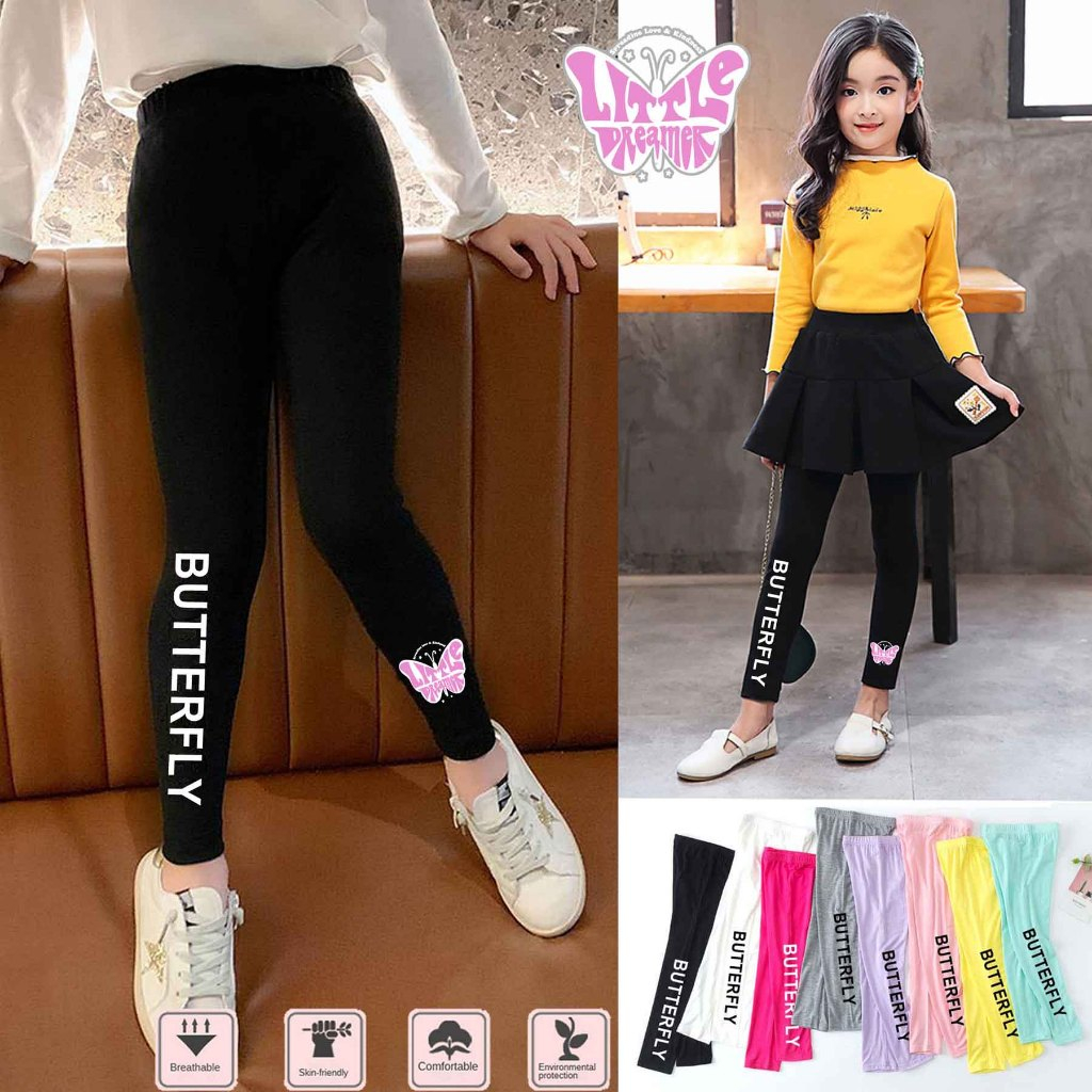 LEGGING ANAK KARAKTER MOTIF BUTTERFLY LITTLE DREAMER