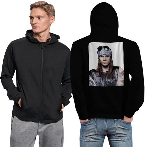 Jaket Hoodie Guns N Roses Hoodie Jumper Pullover & Zipper (Ritsleting) Bahan Cotton Fleece | GNR BAN