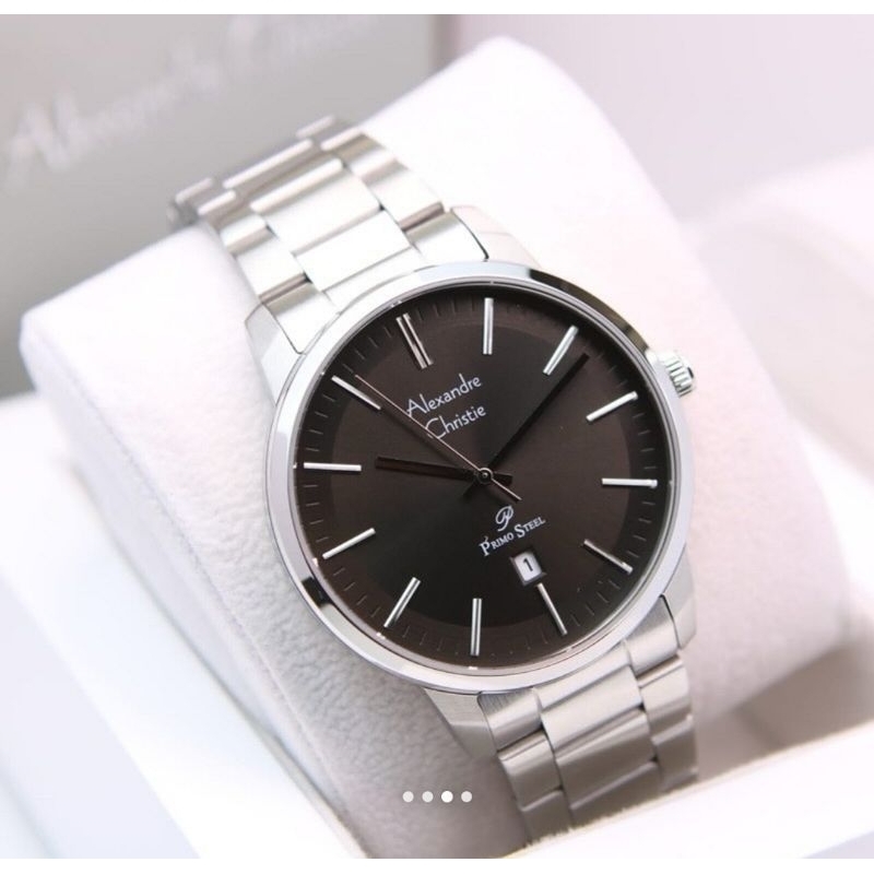 Jam Tangan Pria Alexandre Christie Original AC1030MD Rantai