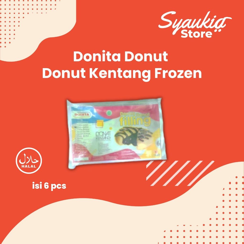 

Donita Donut Donut Kentang Frozen isi 6 pcs