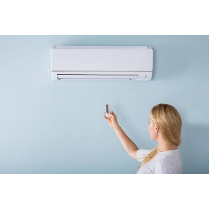 KIPAS AC INDOOR 1PK + REMOTE + KIPAS ANGIN MODEL AC