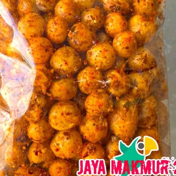 

[KODE YKMVA] cimol kering pedas daun jeruk 1kg super pedas