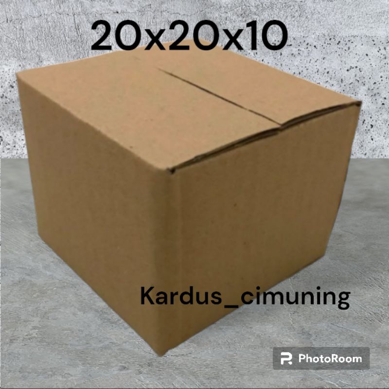 

kardus box packing 20x20x10