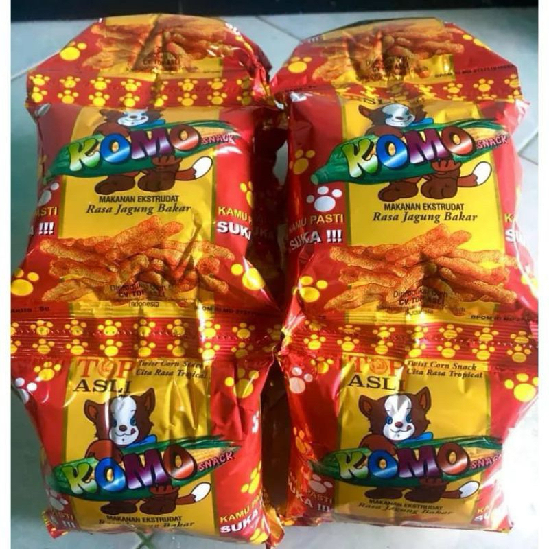 

KOMO snack jadul rasa jagung RENCENG ISI 10 SACHET