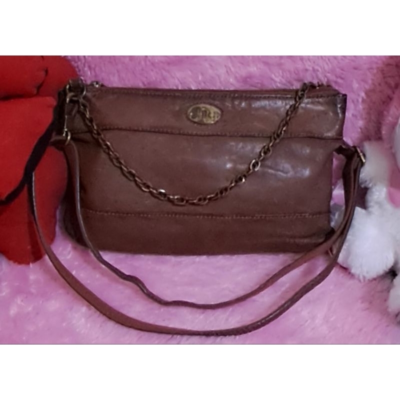 Authentic F0ssil Vintage Sling Shoulder Bag preloved Seken Bekas