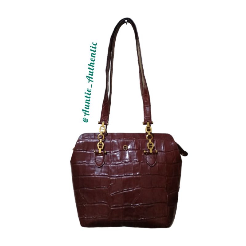 "Etienne Aigner" Long shoulderbag tas bahu wanita preloved second