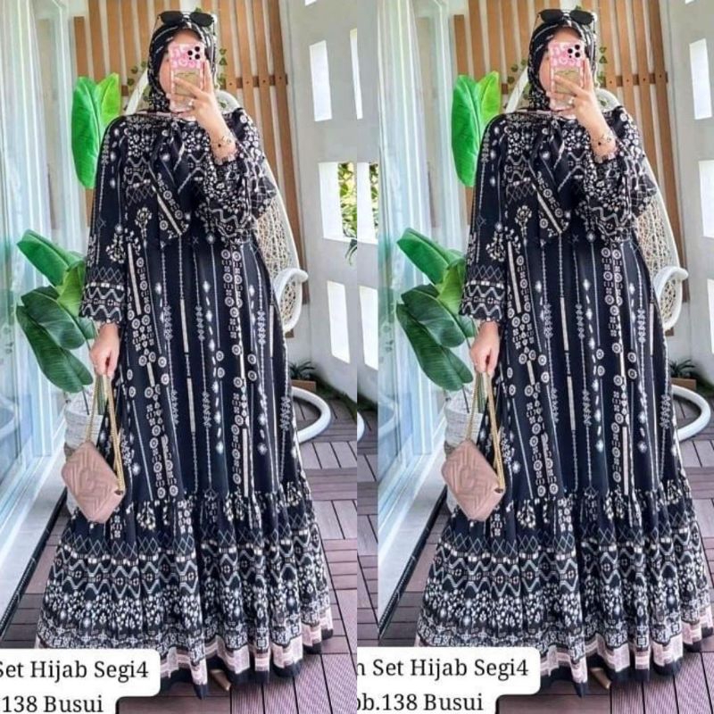 gamis set hijab nancy