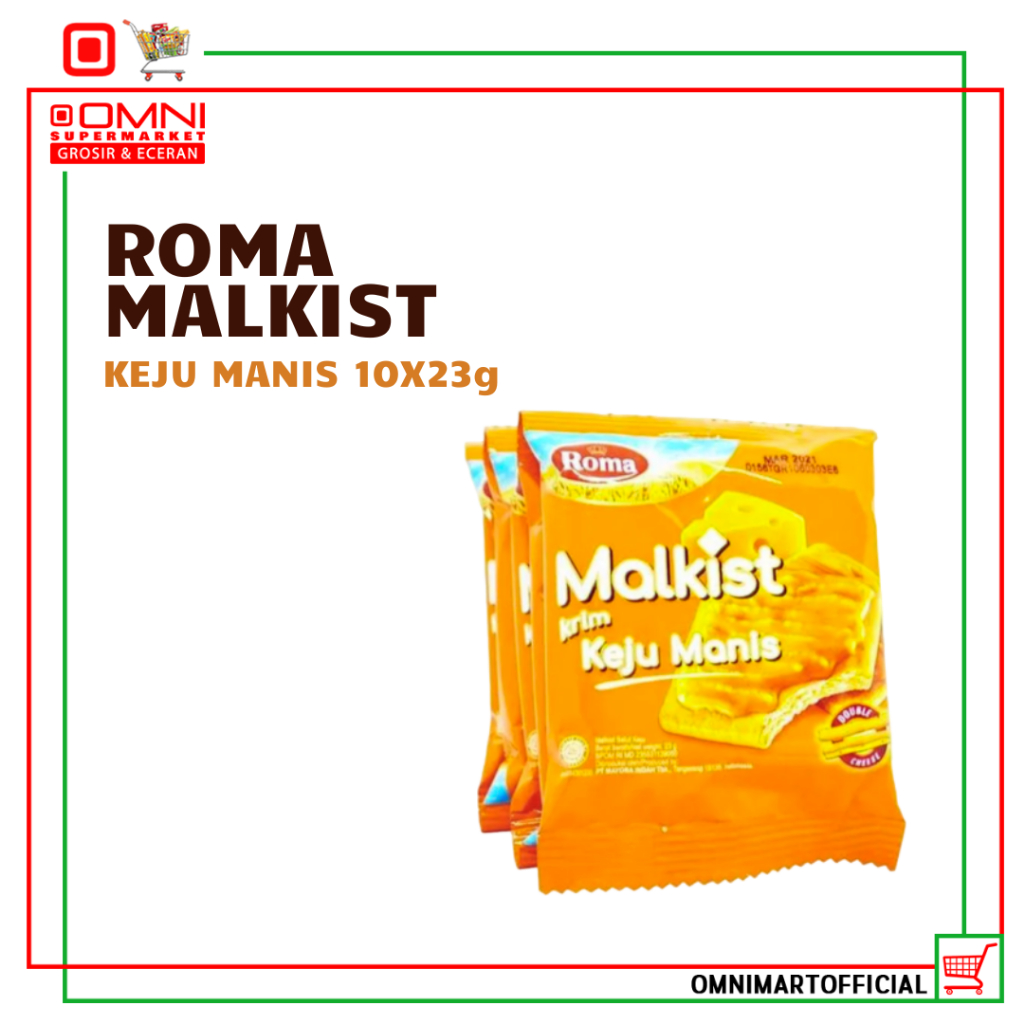 

ROMA MALKIST KEJU MANIS 12X23g