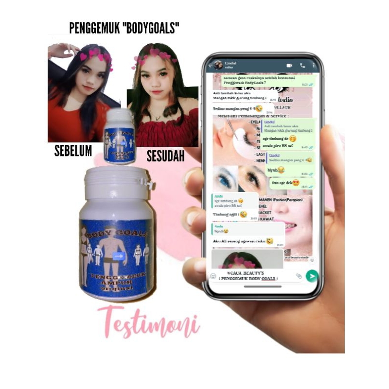 Penggemuk ampuh (BODYGOALS) original