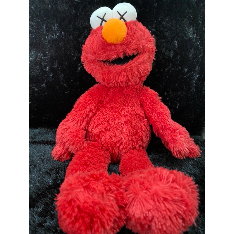 Boneka Karakter Elmo x Kaws Sesame Street size 55cm Original / Boneka Elmo Kaws / Boneka Elmo Sesame