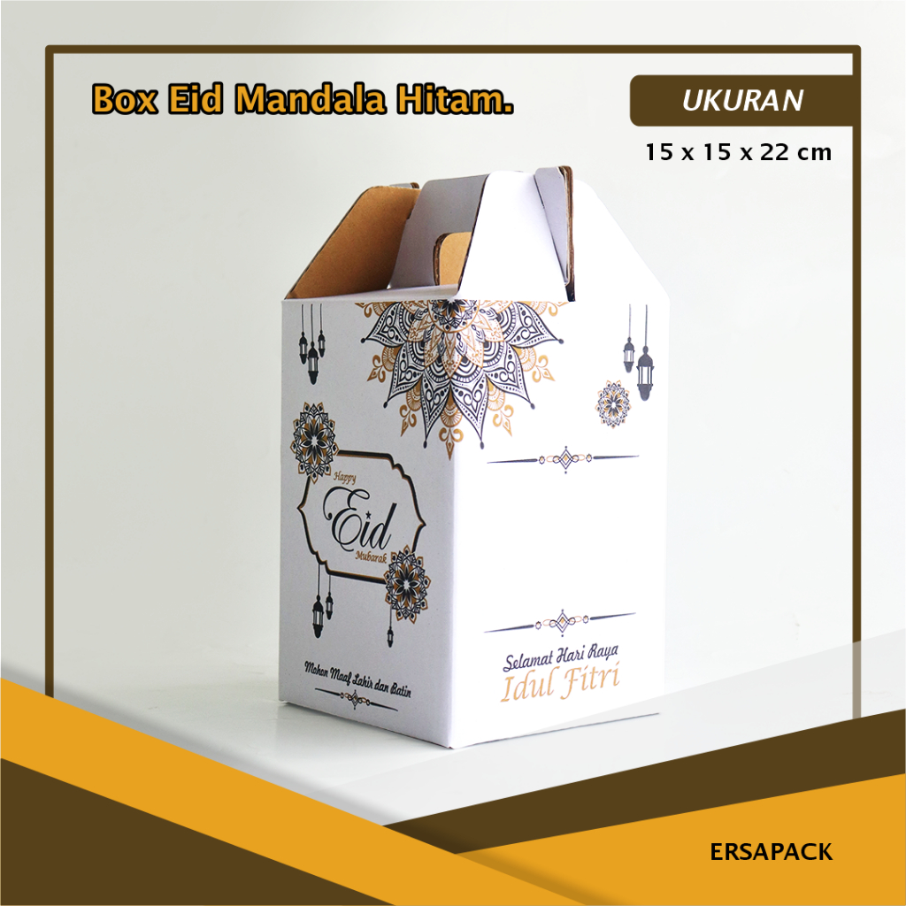 

BOX KUKER EDISI EID MANDALA HITAM JINJING Uk. 15 x 15 x 22 cm (Toples 500gr isi 3) - Hampers/BoxPackaging/BoxParcel