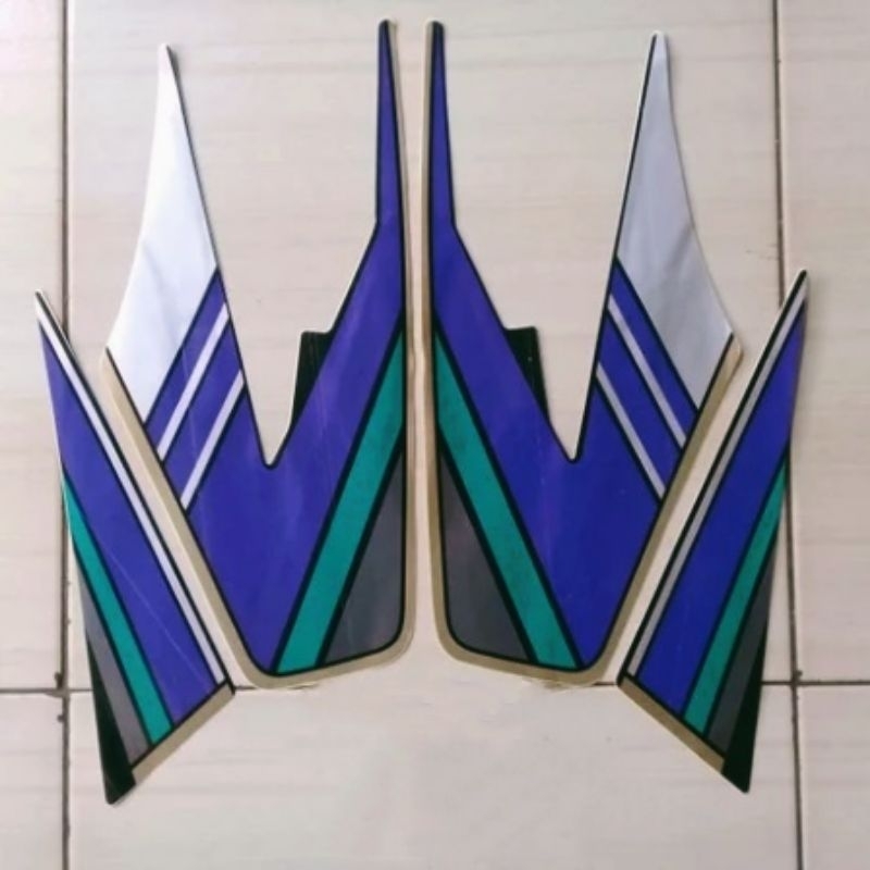 Lis striping RX King 1994 Biru Decal