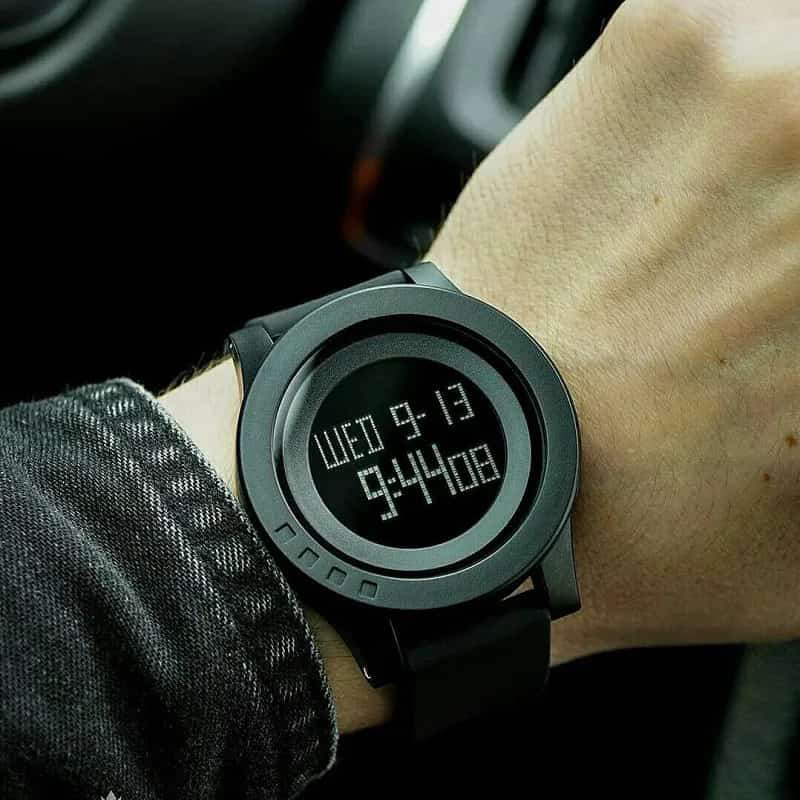 BISA COD ,,Jam Tangan Pria Skmei 1142 Original Tali Rubber Water Resistant