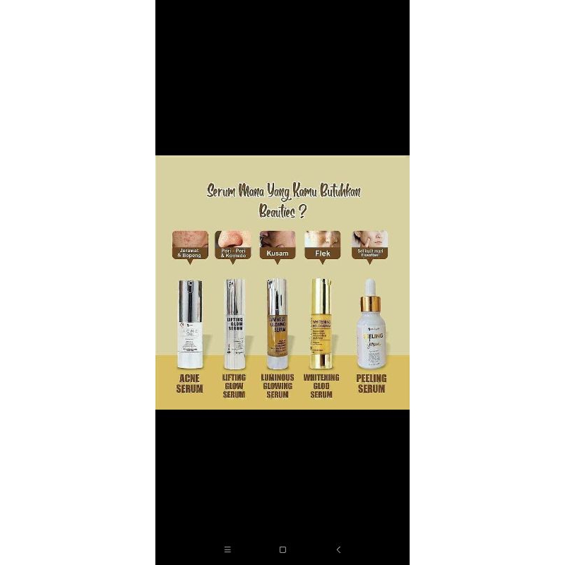SERUM MS GLOW WHITENING LUMINOUS / SERUM MS GLOW ORIGINAL SERUM MENCERAHKAN