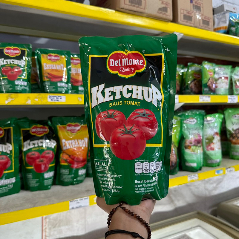 

Del monte saus tomat 1kg/200g