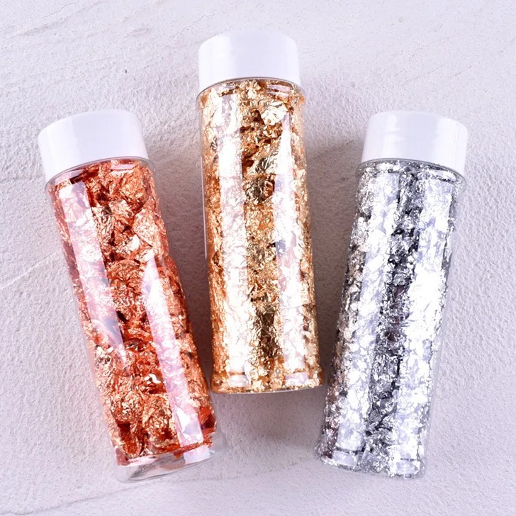 

[KODE PRODUK 67HMY7159] Gold Foil Silver Foil For Cake Decoration / Food Decoration / Hiasan Kue / Foil Emas